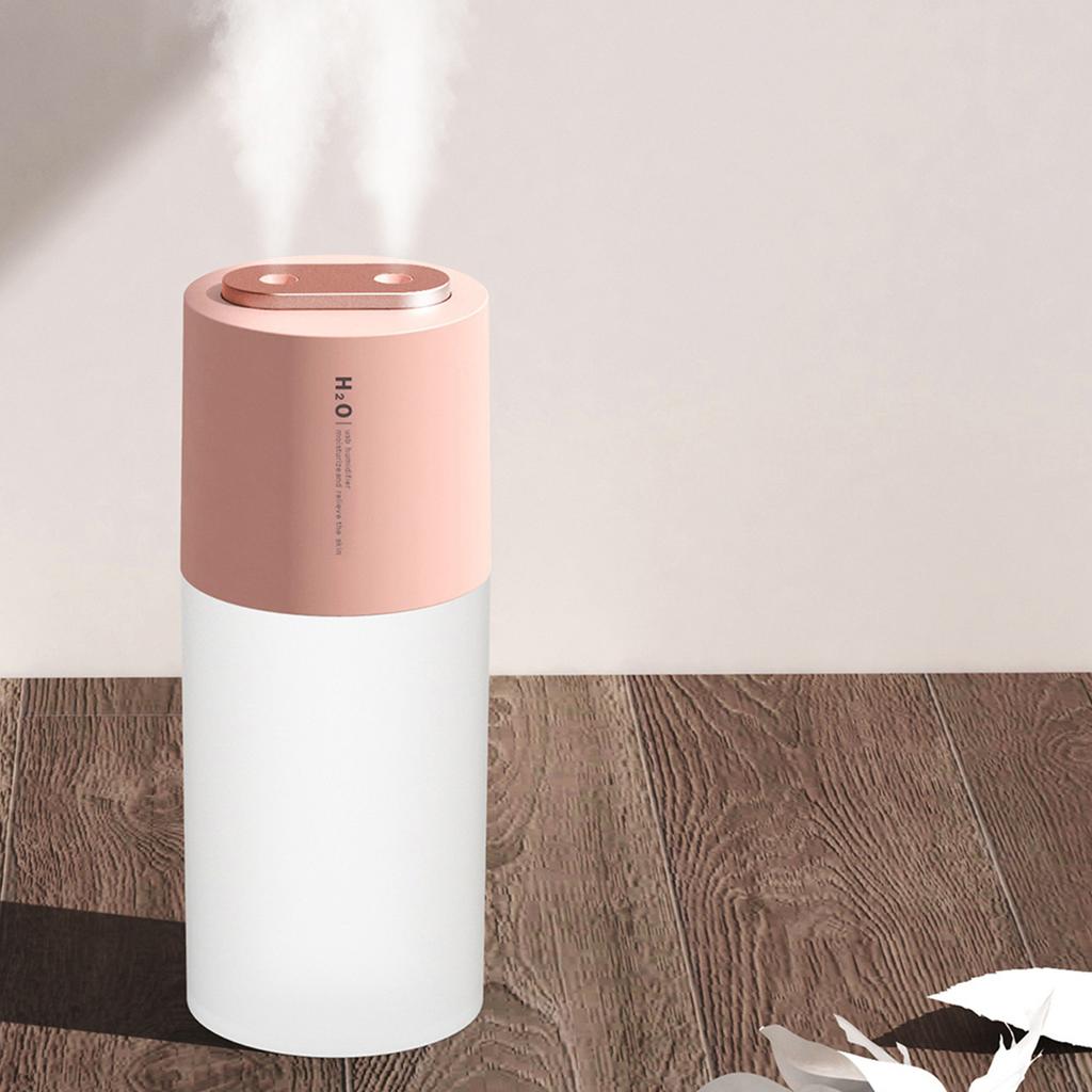 Double Spray Humidifier Large Fog Volume USB Portable Desktop Humidifier for Car