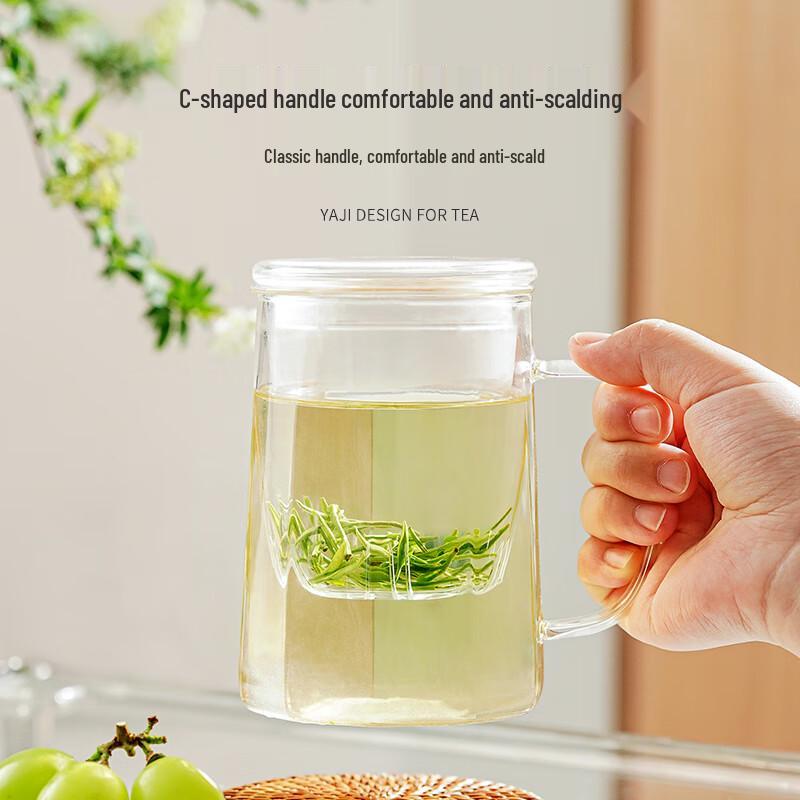 Yaji Heat-Resistant Borosilicate Glass Tea & Water Cup Collection