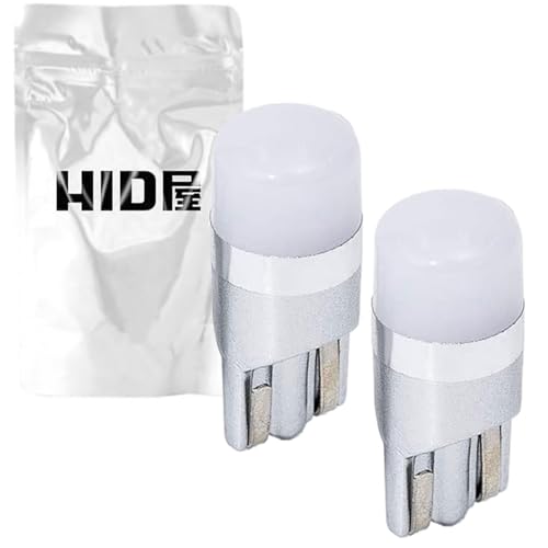 HIDYA T10 LED 160lm White Position Lamp License Plate Light Room Lamp 6500K 12V 2 Pieces