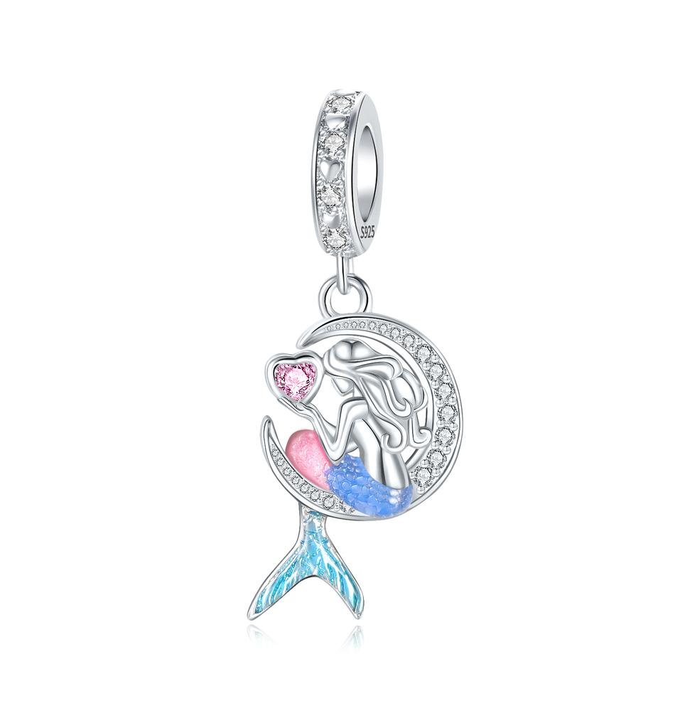 New Original Copper Beads Fish Seahorse Koi Fish Mermaid Charms Pendants Fit Bracelet Necklace Diy Jewellery Gift