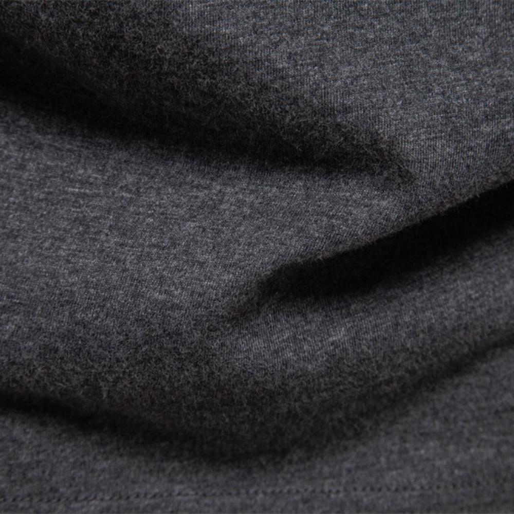 AIOPESON Pánské tričko s henley límečkem, ležérní, jednobarevné, s dlouhým rukávem, podzimní móda, vysoká kvalita, 100% bavlna, pánská trička