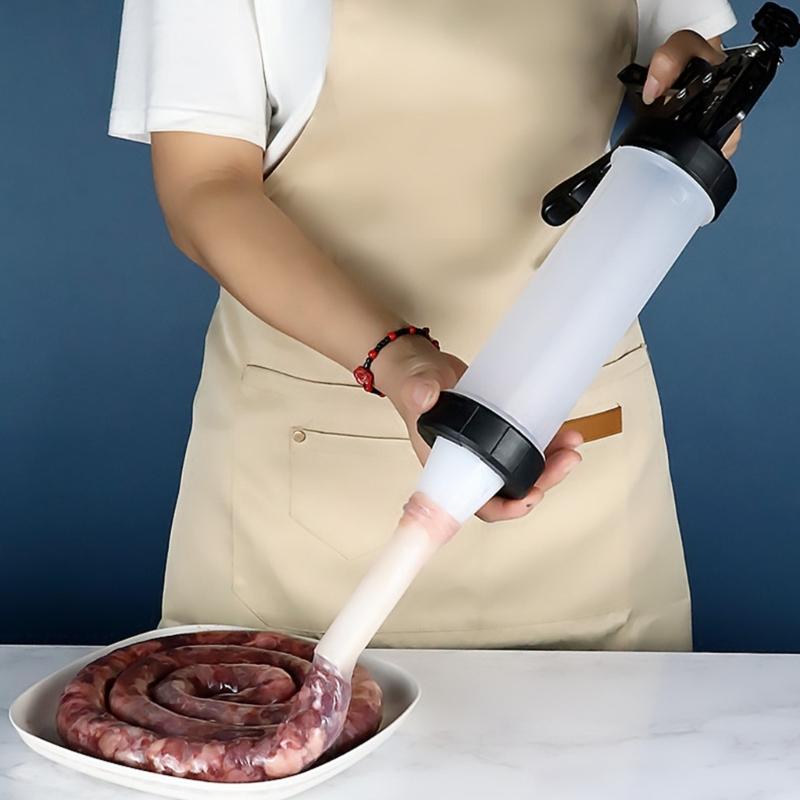 Macchina Riempitrice per Salsicce Manuale Facile da Usare Salami Maker Riempitore a Mano per Salsicce per Appassionati di Cucina