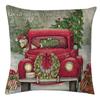Christmas Pillowcase Red Elk Light Luxury Pillowcase Car Neck Cushion Home Pillowcase