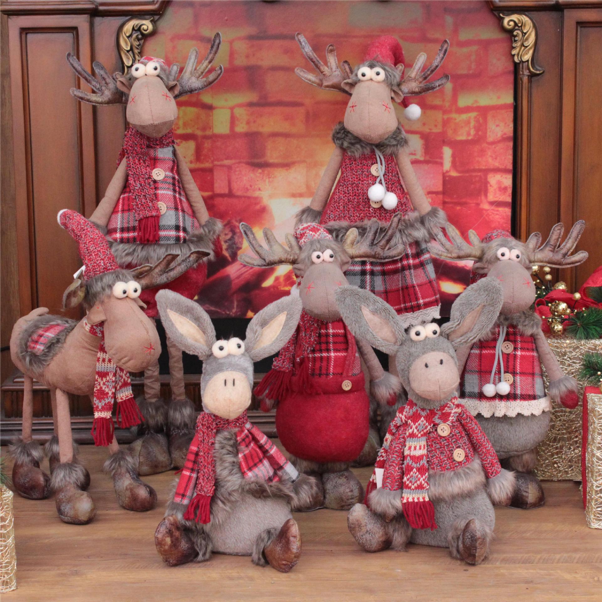 

Telescopic Reindeer Doll Plush Christmas Decoration