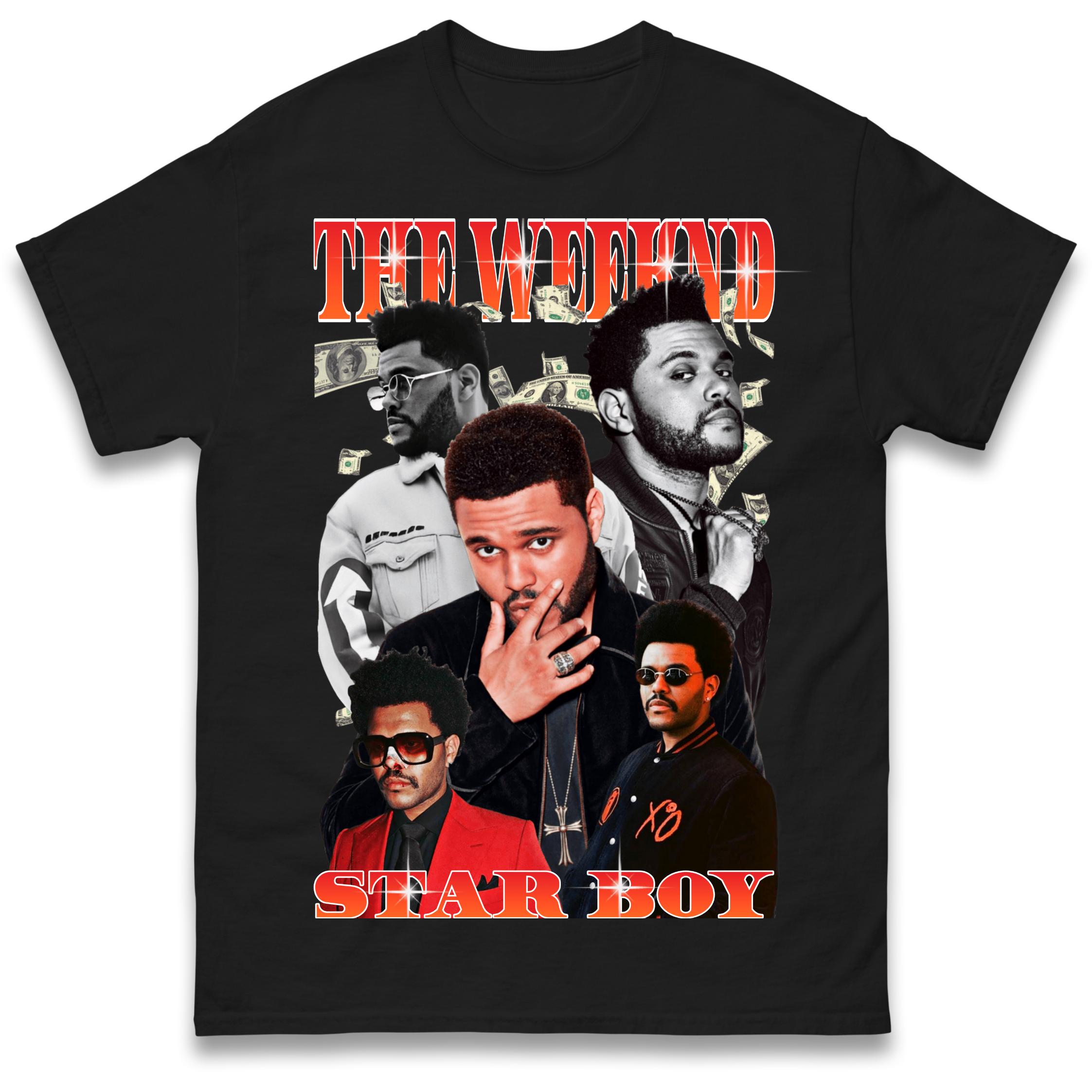 

Футболка The Weeknd Star Boy Мужские Женские Топы Унисекс Футболки 100% Хлопок M
