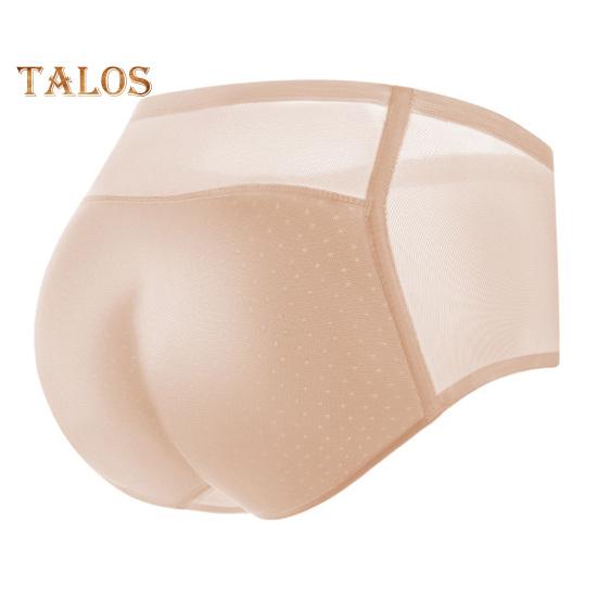 

Женские трусы из тонкой сетки в стиле пэчворк, бесшовные, со средней талией, с приподнятыми ягодицами, эргономичный дизайн, поддельные ягодицы, с подкладкой, губка для увеличения ягодиц S бежевый