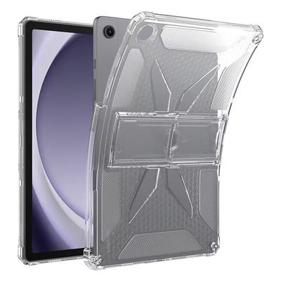 För Samsung Galaxy Tab A9+ Genomskinligt Fodral Stöd Stötsäkert TPU+PC Surfplattafodral med Pennfack