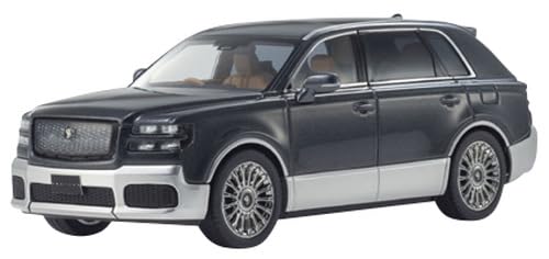 

Kyosho Original 1/43 Scale Toyota Century (Reimei) (Gray/Silver) with Mid-Brown Interior, Finished Model, KS03926GS