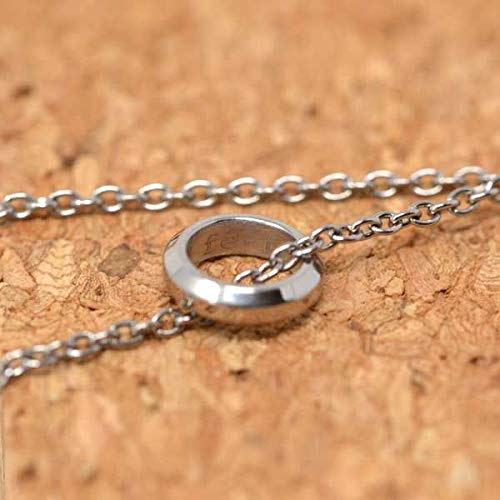 Fe-fe Phiten Titanium Necklace, Blue, Men's, Size 45, Set of 2 (Necklace and Kotobuki Jewelry Polishing Cloth)