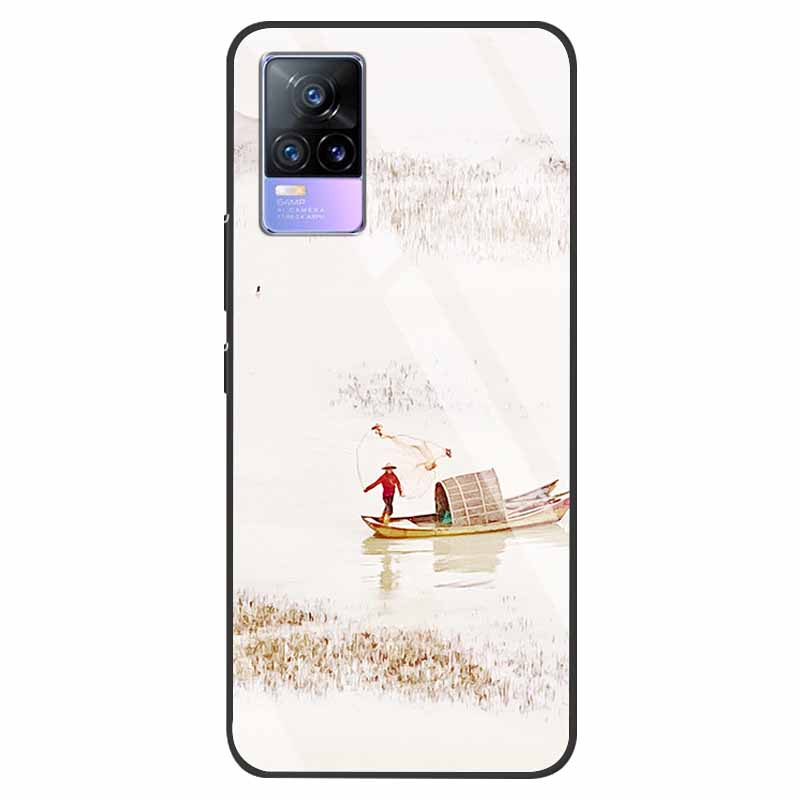 For VivoV21 5G Tempered Glass Case for Vivo V21 5G Soft Bumper Hard Funda For Vivo X60 Pro Global Phone Case X60 5G 2021 Cover