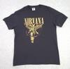 T-shirt Nirvana Homme Taille L Noir Graphique In Utero Ange Grunge Comfort Colors T-shirt Unisexe