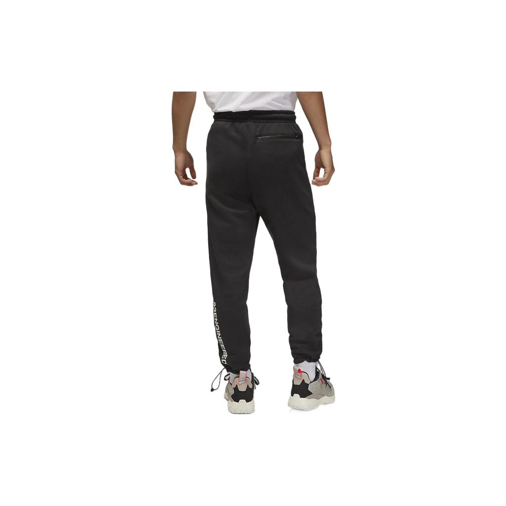Jordan FW22 Letter Print Drawstring Wool Joggers Men Bottoms Black DQ8089-010