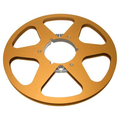 14 Bobina Nastro Vuota da 10 Pollici Nab Open Reel Sound Lega di Alluminio 6 Fori Resistenza al Vento Nastro Vuoto