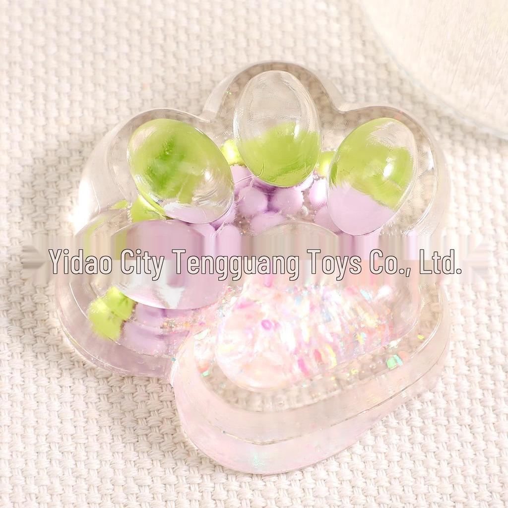 Viral Giant Plush Cat Paw Squishy Toy – Stress-Relief with a Soft, Pinchable Texture