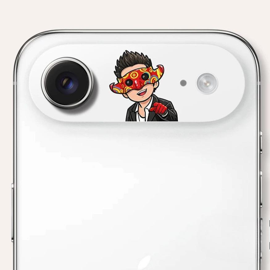 Для iPhone Air/17 Вырез под камеру Печать Мягкие наклейки на камеру / Микроматовое покрытие / Защита от отпечатков пальцев / Декоративная пленка для камеры / Износостойкая / Защита от царапин / iPhone Air