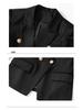 2021 Solid Color Double-Breasted Slim Fit Suit - Multi-color European/American Style