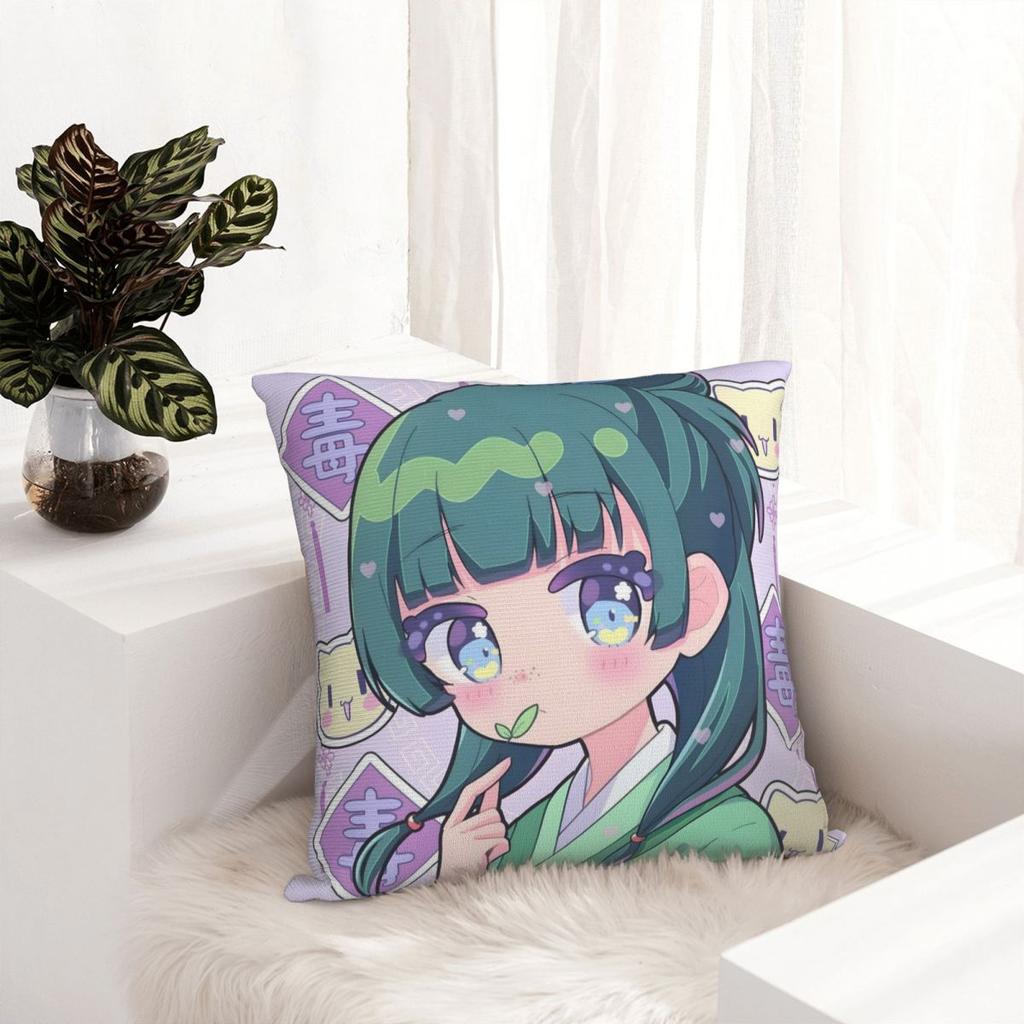 The Apothecary Diaries Anime Maomao Pillowcase Double-sided Printing Polyester Cushion Cover Decor Pillow Case Cover Home