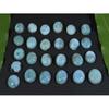 9X11 MM Larimar Pectolite Naturel Ovale Cabochon Pierre Gemme Vrac Lot de 25 Pièces A-413