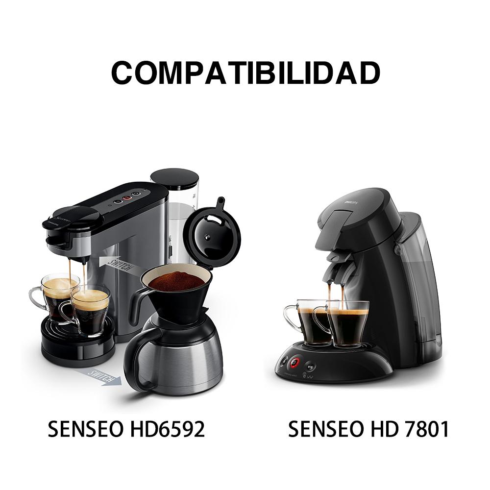 Stainless Steel Reusable Coffee Capsule Pods Compatibel with Philips Senseo Machine Coffee Maker Filter Metal Tamper