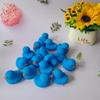 1-100Pc Blue Mini Rubber Ducks Set In Bulk Float Squeak Tiny Ducks Rubber Duck Toy For Kids Party Birthday Supplies