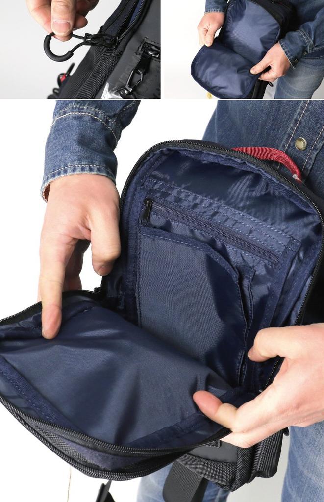 AVIREX Body Shoulder Bag for Men and Size AVX591 One-Shoulder Bag, Women, F, Black,