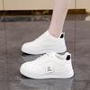 Women's Shoes with Visible Feet, Small People Increase In Height, Korean Version of Board Shoes, Spring and Autumn Soft-soled Sports Shoes