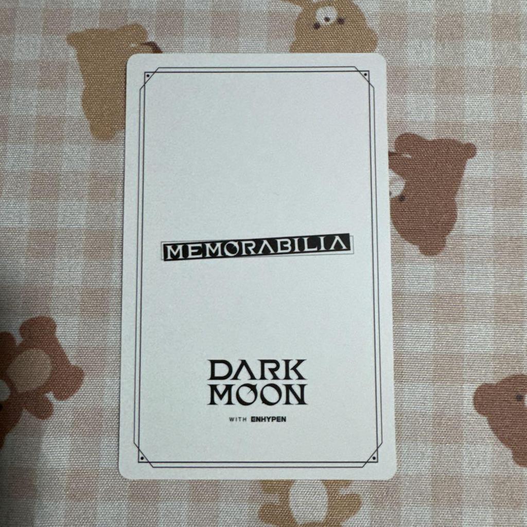 [USED] Enhypen Jay trading card memorabilia dark moon