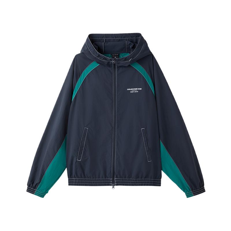 Skechers Hooded Zip-Up Long Sleeve Jacket Unisex jackets L226U012-0515 S