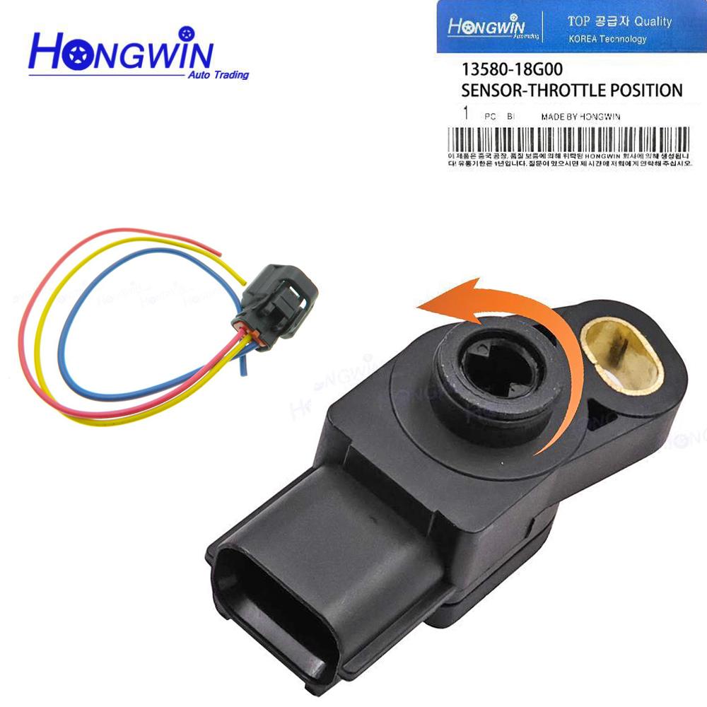 TPS Throttle Position Sensor Plug For Suzuki GSXR600 750 04-09 For Quadracer 450 LTR450 06-11 13580-29G00 13580-18G00 1358018G00