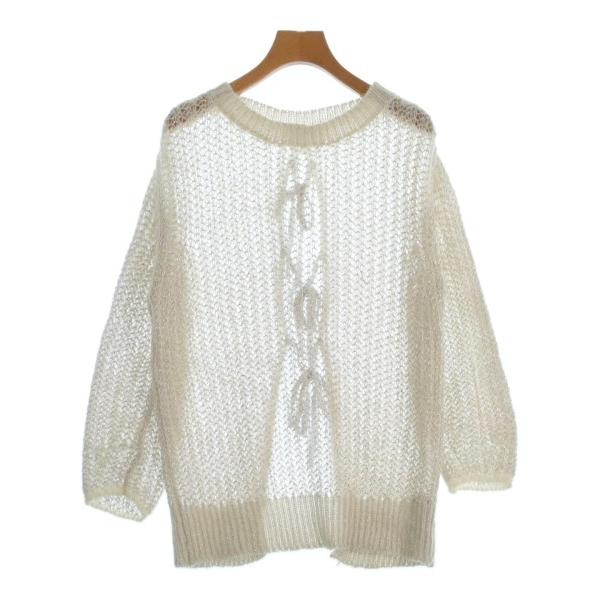 LILY BROWN Lily Brown Knit Sweater Women s F Beige (Lame) [Used] [Secondhand Clothes]