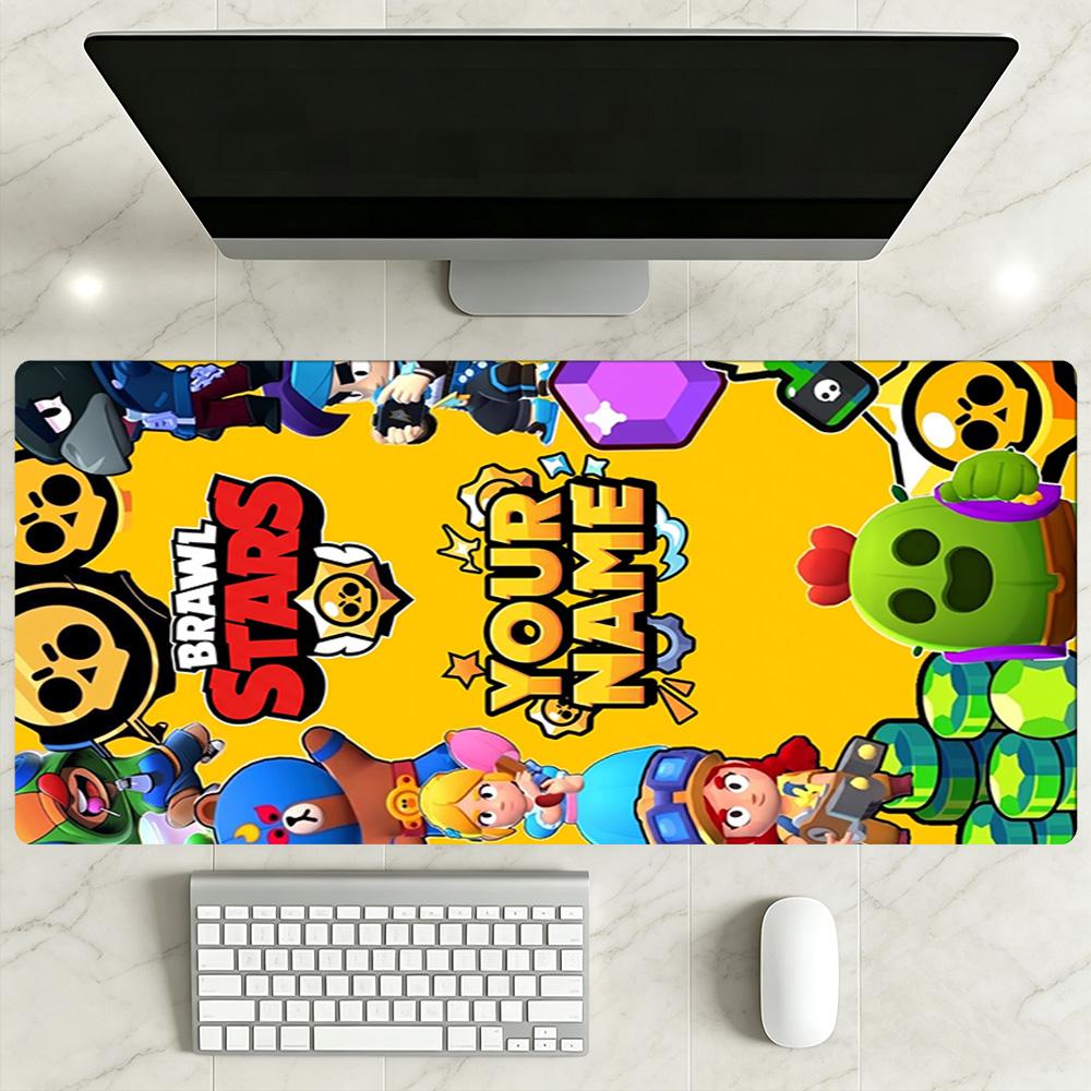 Supercell Customized Name Mouse Pad Gamer Mousepad Office Mouse Mats Non-Slip Rubber Bottom Perfect for Office Laptop Gaming Setup