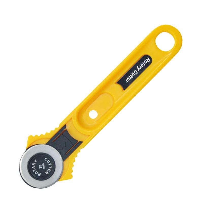 28mm Fabric Rotary Cutter with 45mm Wheel for Patchwork and Sewing