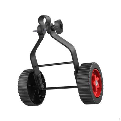 Suporte de roda de aparador de cordas com estrutura triangular ajustável para cortador de escova