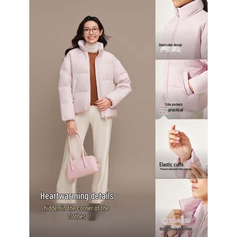 BOSIDENG B250245288 Stylish Stand-Collar Down Jacket