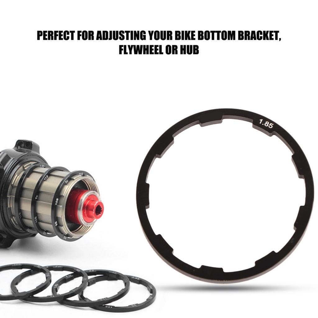 Mountain Road Bike Flywheel Hub Spacer Bicycle Bottom Bracket Axle Washer Gasket(1.85MM)