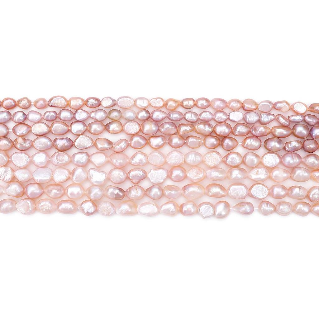 Naturferskvannsperler Perler For DIY Halskjede Armbånd Øredobber Smykkefremstilling