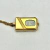 Used [Rare/New Battery] SEIKO Pocket Watch Pendant Watch Digital Gold L122-4010 239346
