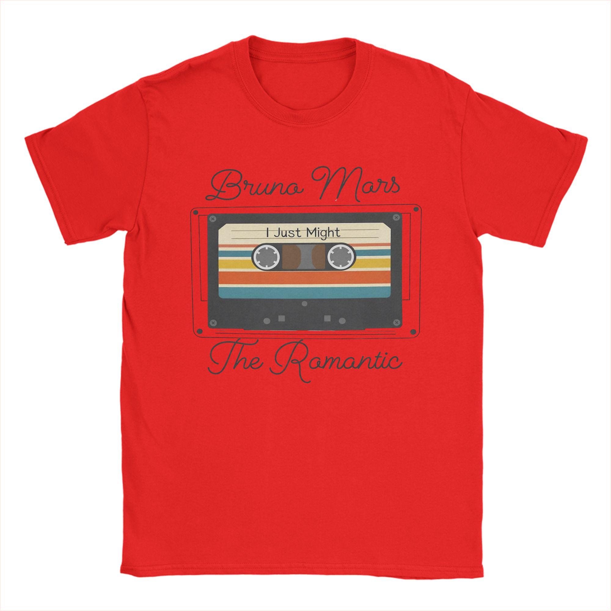 

The Romantic Tour Bruno Mars 2026 TShirt for Unisex Vintage Cotton Tees Crewneck Short Sleeve T Shirt Birthday Gift Clothes S