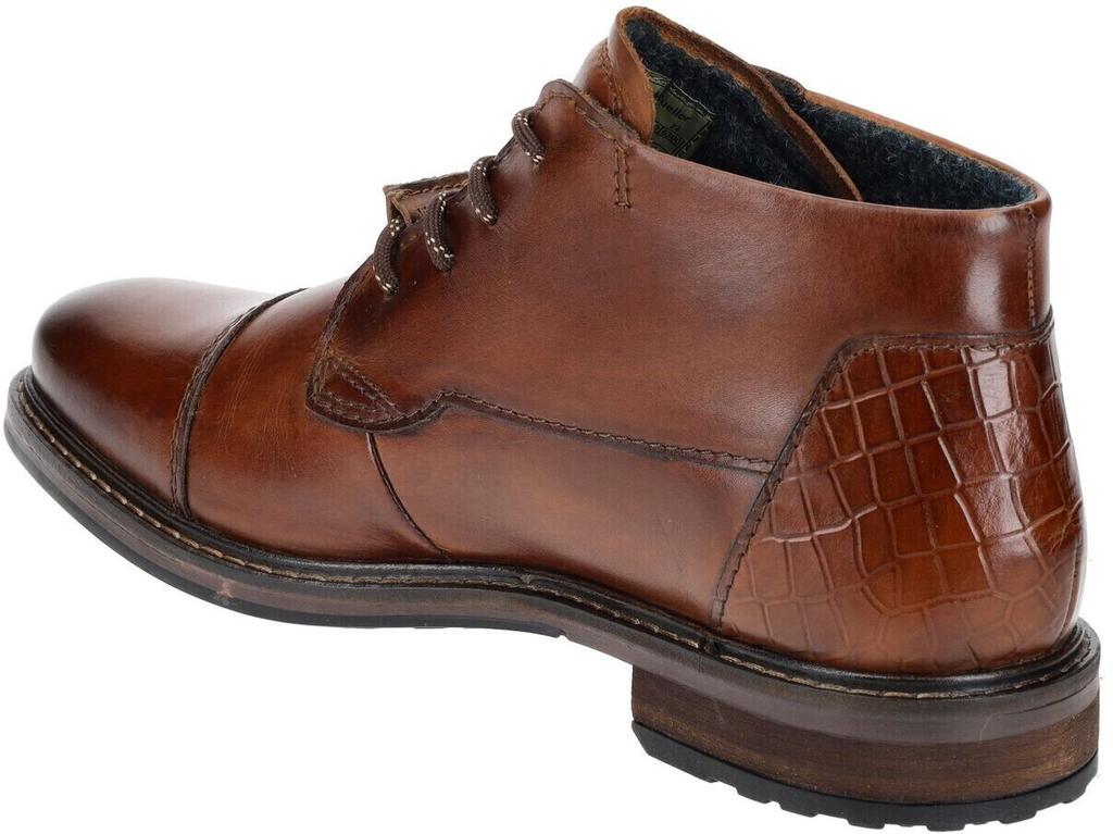 Сапоги Bugatti коричневые на шнуровке