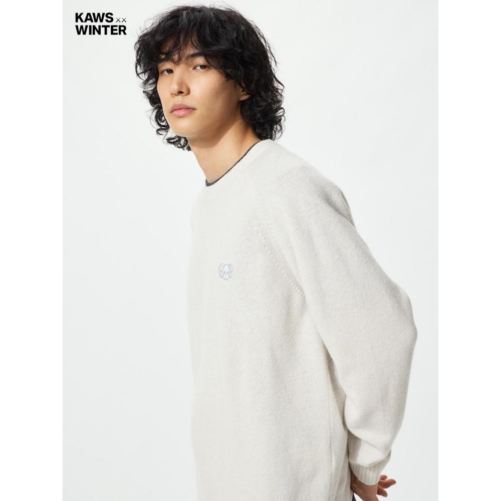 Uniqlo Japan Kühe Winter Lamm Rundhals Pullover