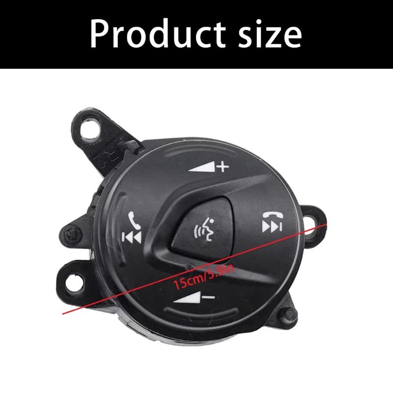 DM5T-14K147-DA DM5Z9C888D Waterproof Steering Wheel Volumes Control Switches Suitable For Kuga Escape C Max 2012 2016