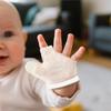 Daumenlutschhandschuhe, Babyfütterungshandschuhe, Atmungsaktive Finger- und Daumenschützer, die Kinder am Daumenlutschen hindern.