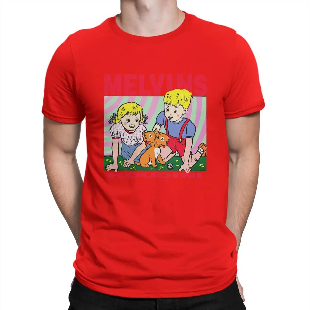 Houdini Herren T-Shirt Melvins Rundhals Oberteile 100% Baumwolle T-Shirt Lustiges Top Hohe Qualität Geburtstagsgeschenke