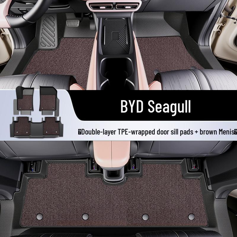 2025 BYD Seagull Full Coverage TPE Floor Mats - Car Interior Accessories