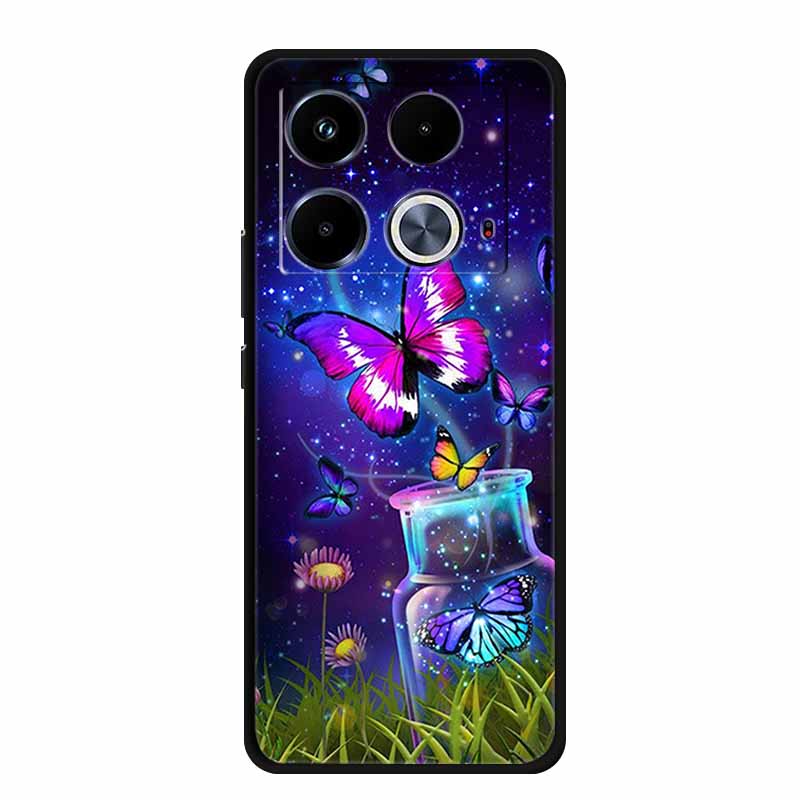 Für Infinix Note 40 Pro Hülle 4G 5G Mode Weiches Silikon TPU Rückseite Für Infinix Note 40 4G Handyhülle Coque Note40 Pro 5G