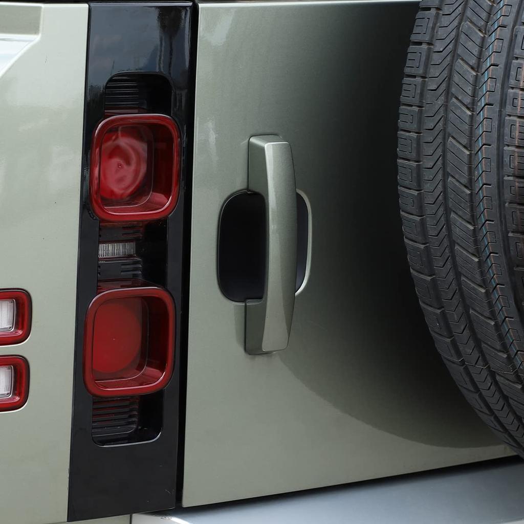 DIYUCAR Osłona klamki drzwi samochodowych Pasuje do Land Rover Defender 110 2020 2021 2022 2023