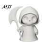 Gift For Home Office 3D Printed Ghost Figurine, Cute Desktop Ornament, Mini Storage Organizer Halloween Reaper Statue for Study Room Decoration