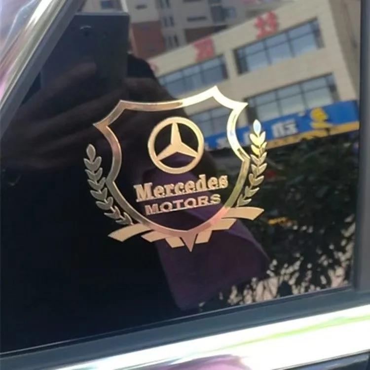 

Автомобільна наклейка 2 шт. Декоративна наліпка-значок на вікно, кузов, багажник автомобіля Автоаксесуар для Benz C E S Class W204 W205 W212 W213 W211 W220 W222