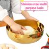 Commercial Stainless Steel Mixing Bowl Set with Lids, Heavy-Duty & Dishwasher Safe for Baking, Prep & Salad