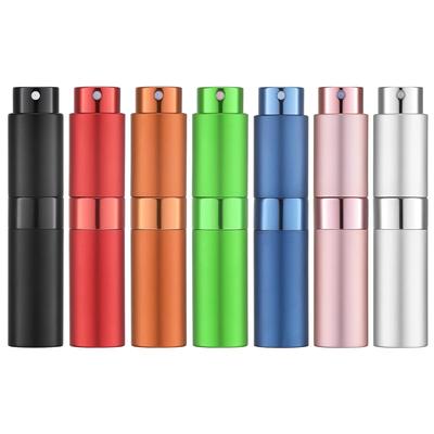 Parfümzerstäuber, 8 ml, 10 ml, Sprühflasche für unterwegs, leerer, nachfüllbarer Kölnisch Wasser-Spender, tragbarer Zerstäuber für Männer und Frauen